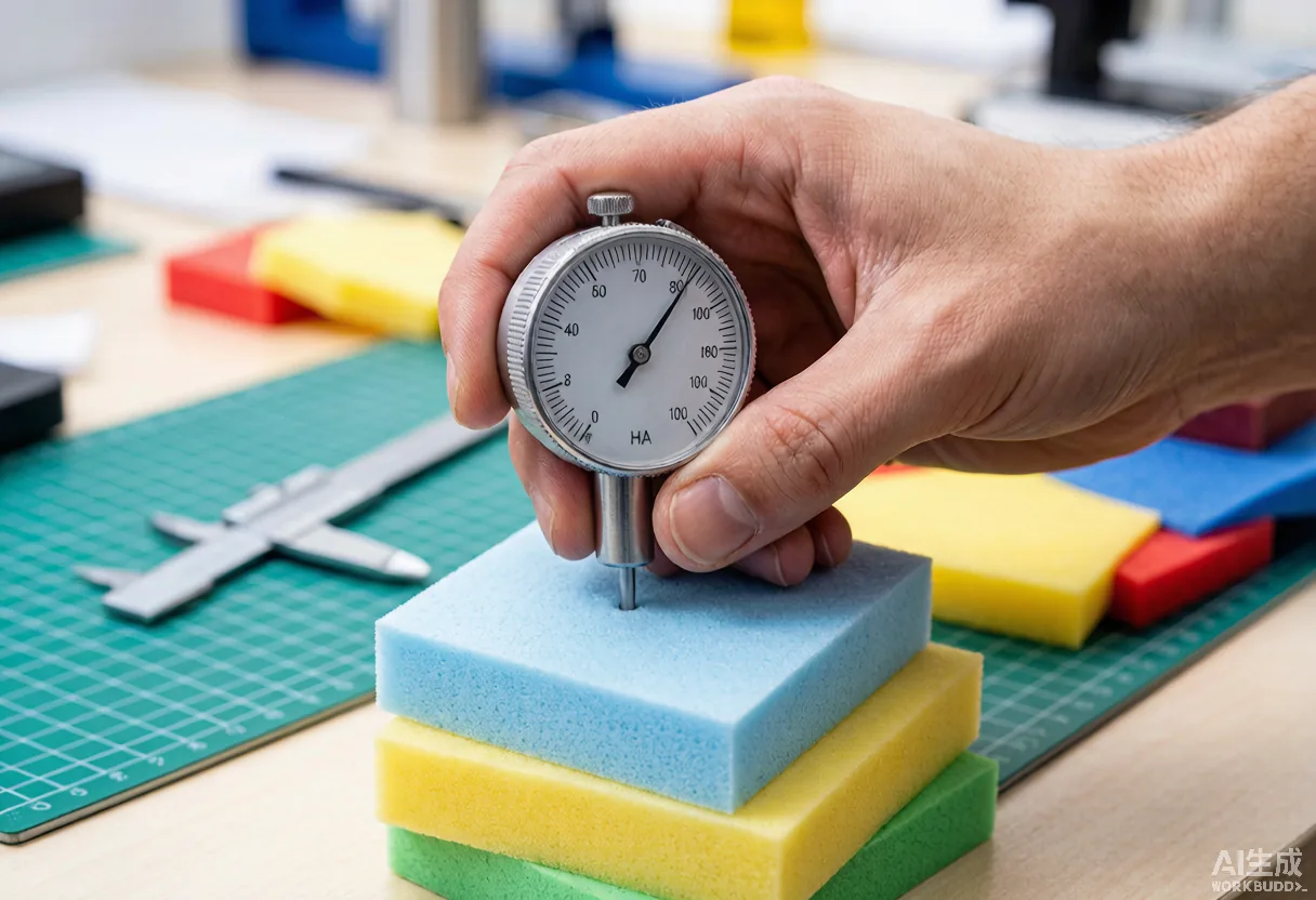 EVA foam hardness testing