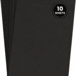 Black EVA Foam Sheets A4 (10 Pack) – 2mm Thick Craft Foam for DIY, School & Cosplay - 1