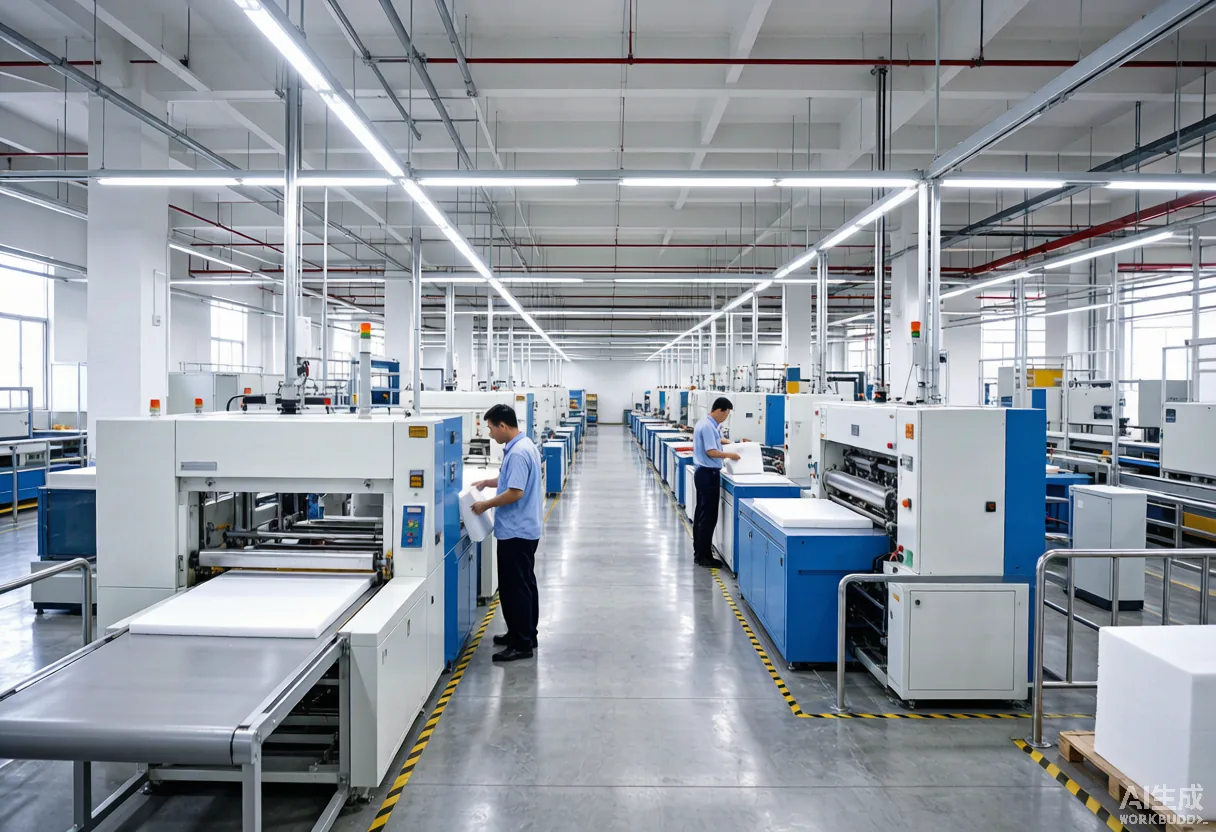 Inside the AOWEIDA EVA foam factory in Dongguan, China