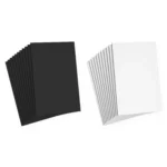 Black & White EVA Foam Sheets A4 2mm (10 Pack) for DIY & Cosplay - 1