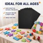 Black & White EVA Foam Sheets 9″ × 12″ 2mm (10 Pack) for DIY & Cosplay - 5