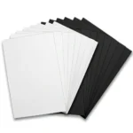 Black & White EVA Foam Sheets 9″ × 12″ 2mm (10 Pack) for DIY & Cosplay - 1