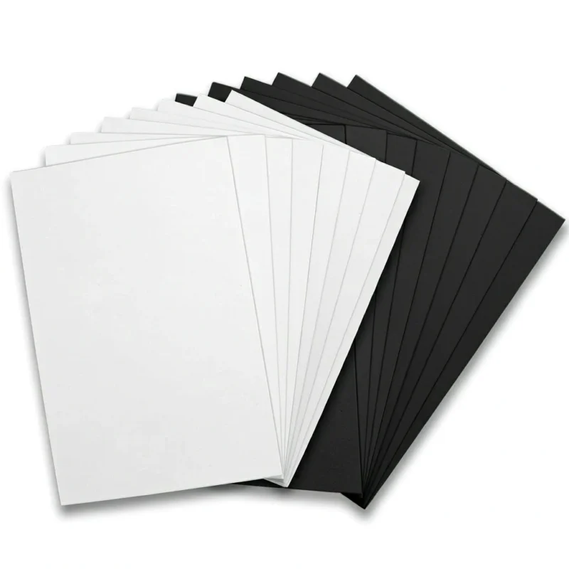 black and white EVA foam sheets